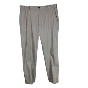 BROOKS BROTHERS Clark Fit Chino Pants Men's 38 X 32 Flat Front Trouser Patterned